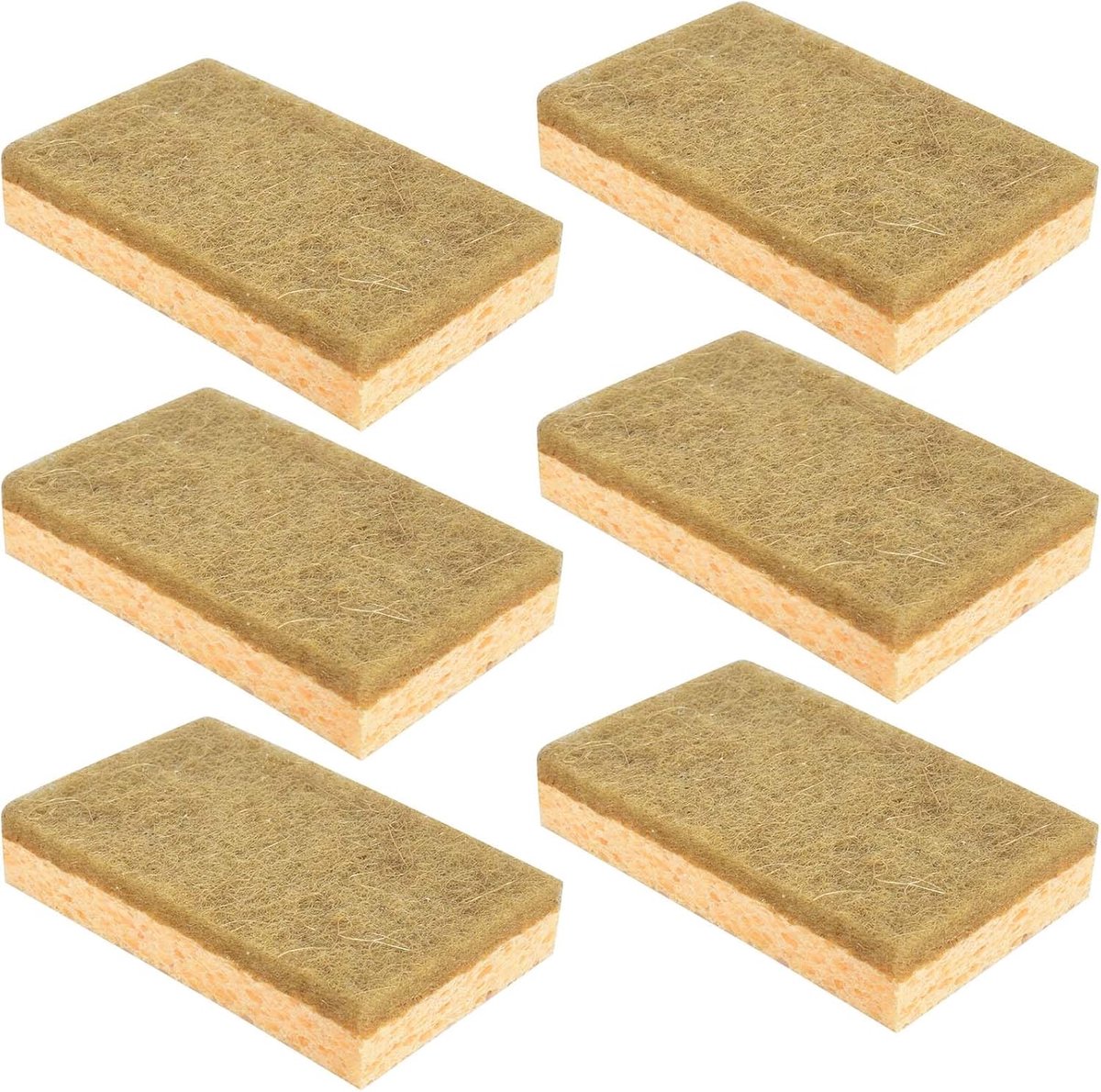 Sponzen, herbruikbaar, composteerbaar, ideaal voor servies, keuken, badkamer, glas, ramen en auto