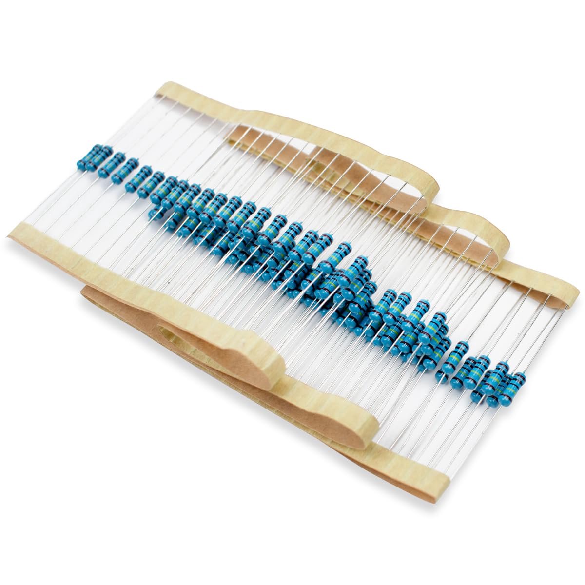 100 Pcs 1/2W 1% Tolerantie 1M Ohm Metaalfilmweerstand voor DIY Project en Experimenten