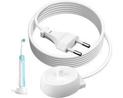 Oplader voor elektrische tandenborstel, model 3757 voor Oral B Braun, reislaadstation compatibel met Pro 2/3 Pro 600 700 1000 2000 Genius 8500 8900 9900 9000N D12 D16 D20 D34 OC20 Smart IO Series