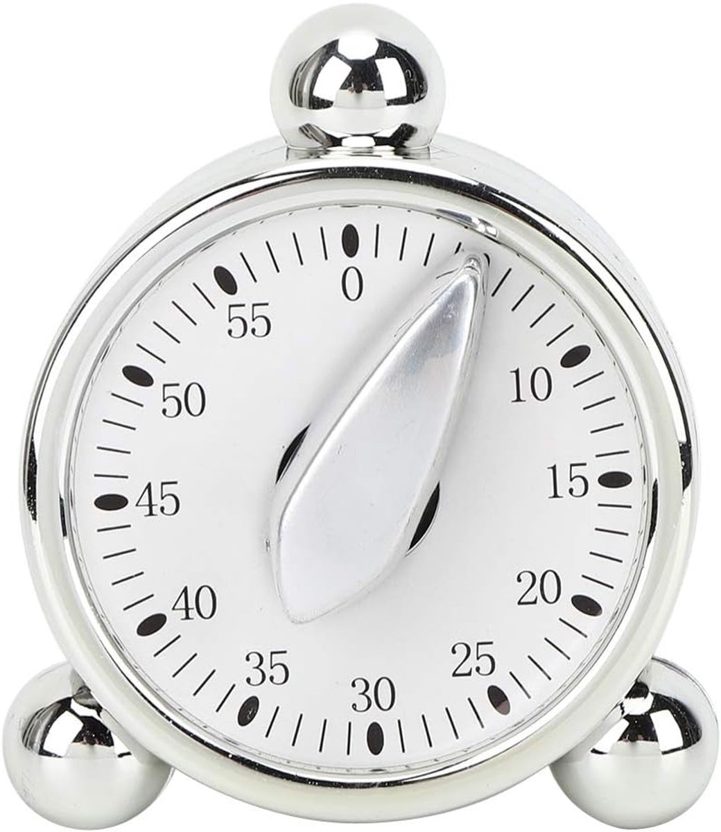 Mechanische Timer - Precisie Alarmklok - Afteltimer - Voor Koken en Bakken