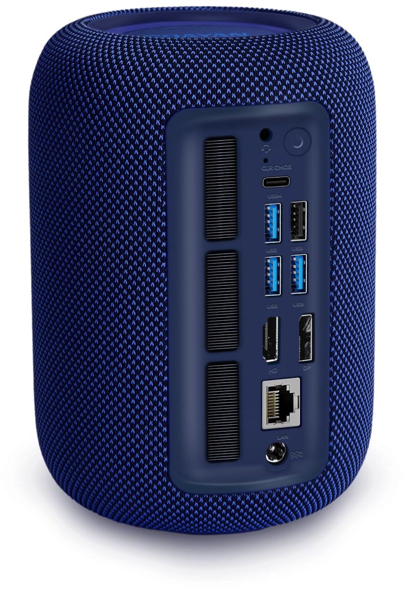 Mini PC AMD Ryzen 5 7640HS - 16GB DDR5 RAM - 512GB SSD Opslag - AMD Radeon 760M Grafisch - USB4 WiFi 6 2.5G LAN - Micro Desktop Computer