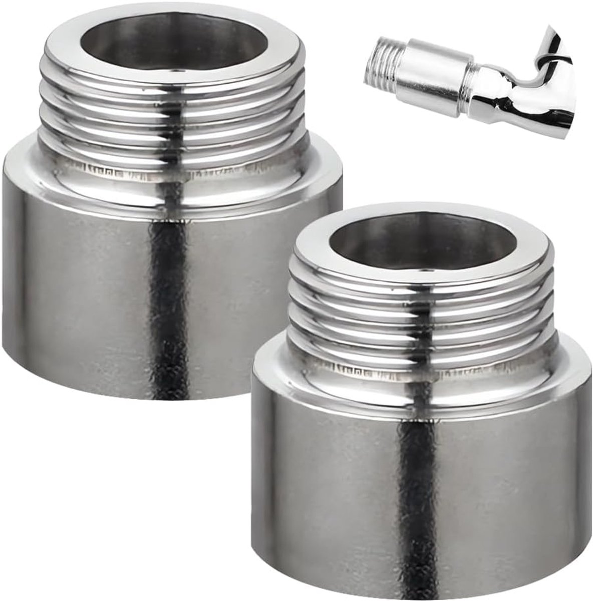 Kraanverlenging 3/4" x 15mm - RVS - DN20 Draadverlenging - Voor verwarmings- en drinkwaterinstallatie