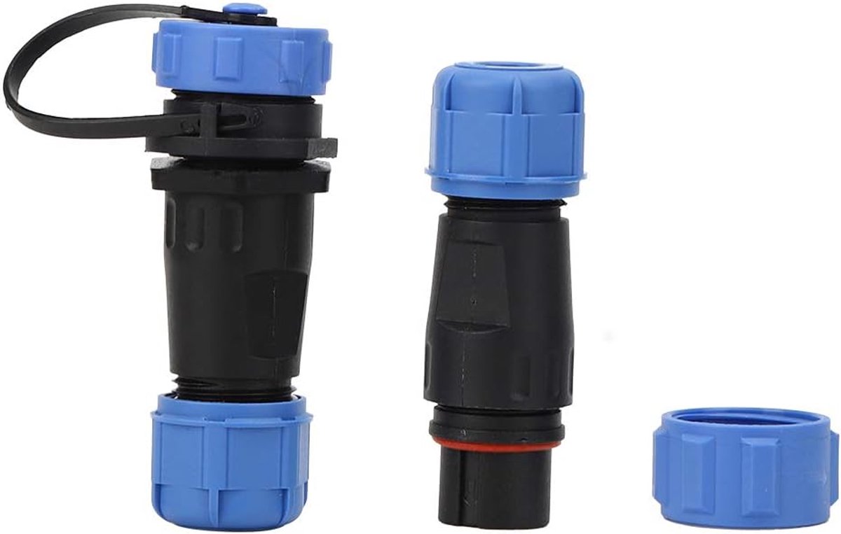 Waterdichte 4-pins connector - Elektrische kabelverbinding - Circulaire stekker - Voor luchtvaarttoepassingen