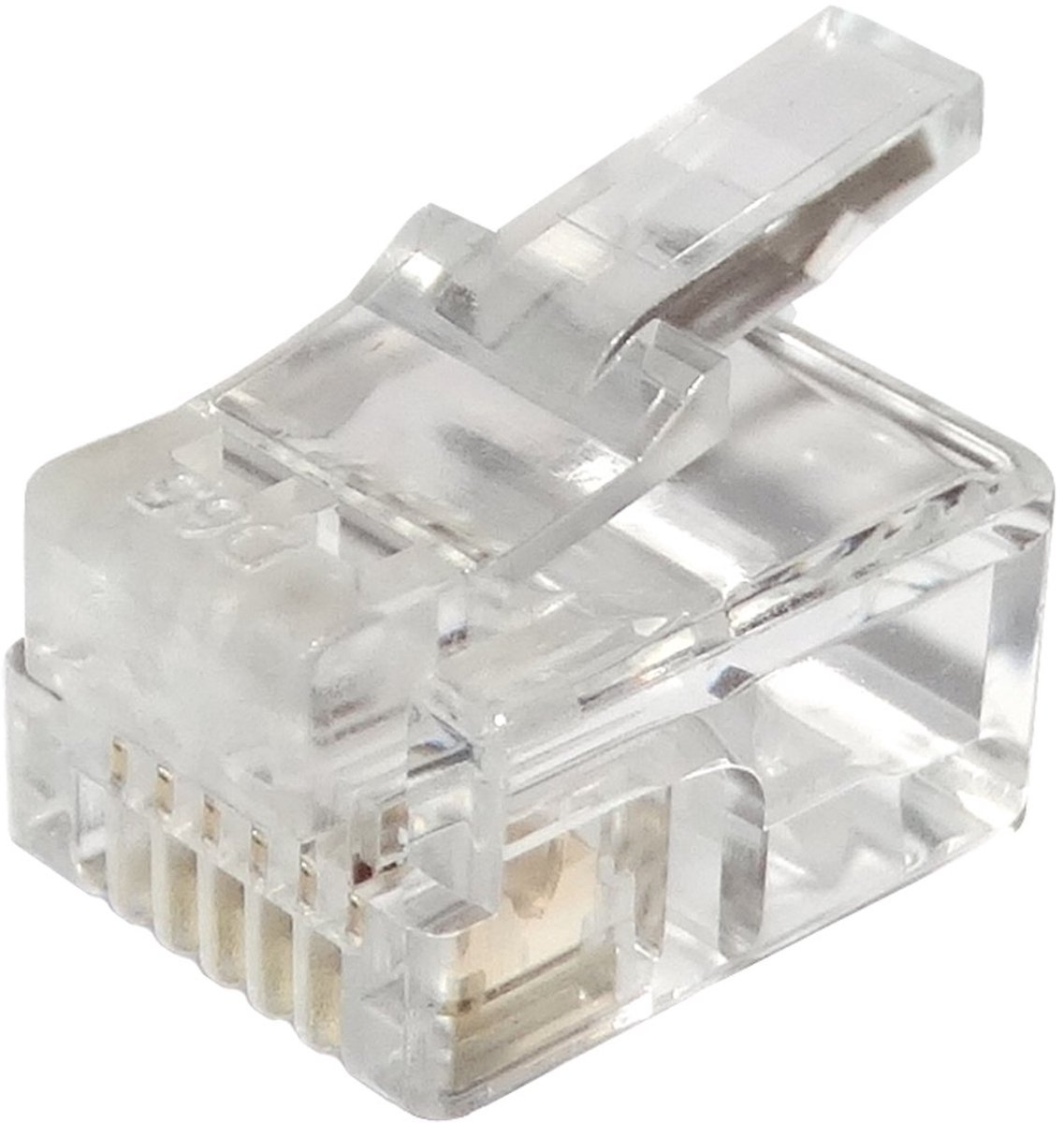 RJ12 Connector 6-polig 6p6c - 10 Stuks - Geschikt voor netwerken - Betrouwbare verbinding