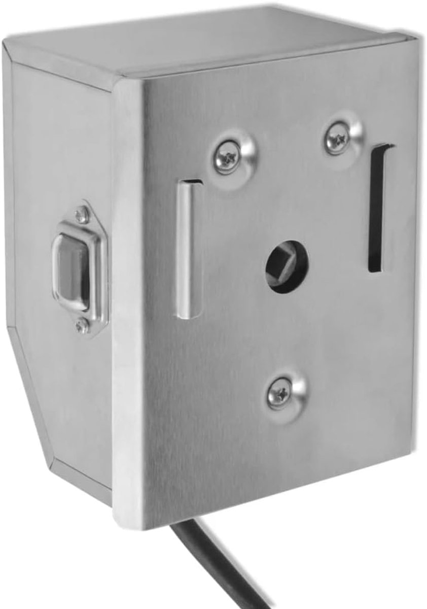 Roestvrij staal, 4 W, voor draaispies, rotisserie, elektrische grillmotor met 220-240 V, geschikt voor vierkante spiesen van 8 x 8 mm