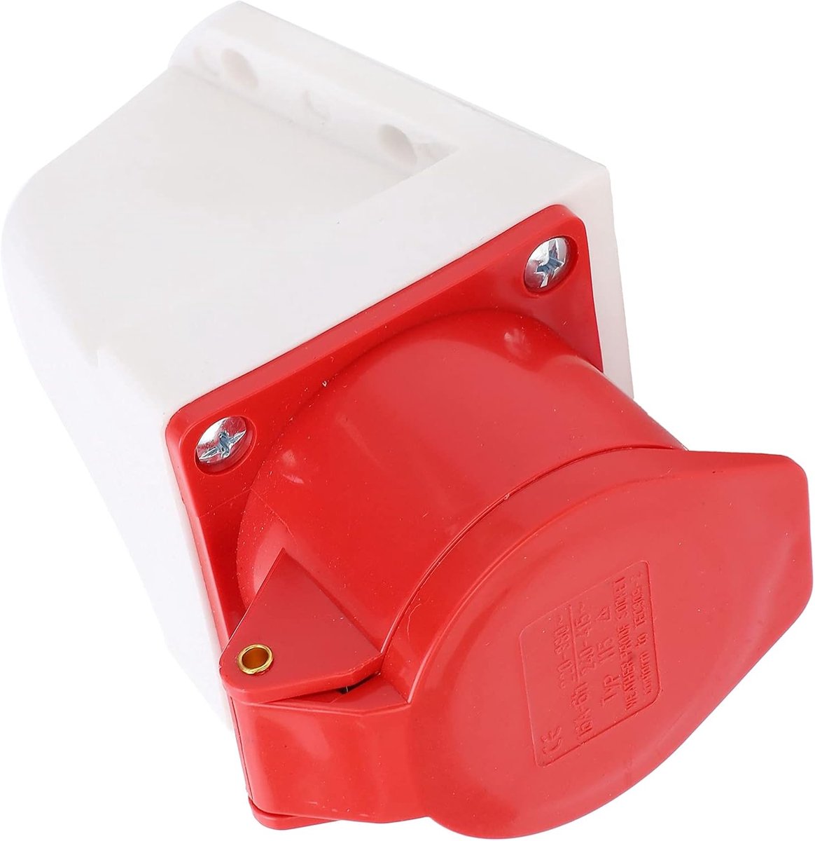 Industriële wandcontactdoos 220‑380V 5-polig 16A - stofdicht - explosiebestendig - waterdicht - voor elektrische kabels