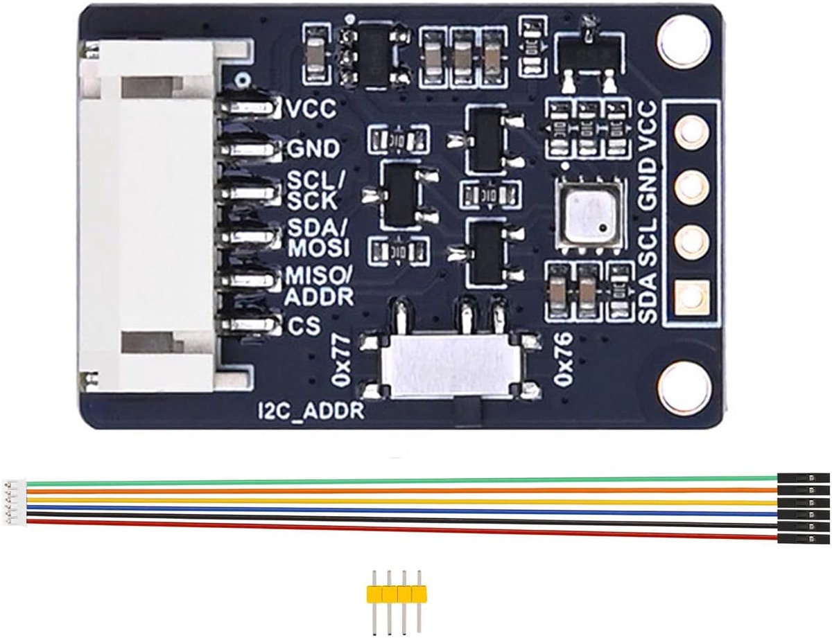 Milieusensormodules - Temperatuur, Vocht, Druk en Gasdetectie, I2C/SPI, 3,3 V/5V compatibel voor Raspberry Pi, Arduino, Pico, ESP32, IoT en smart home-projecten