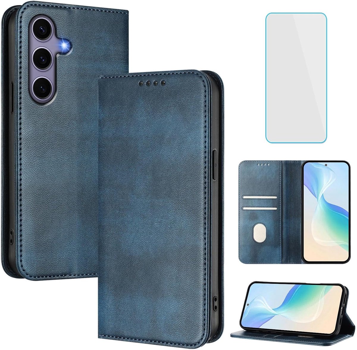 Hoesje voor Samsung Galaxy S25 FE Hoes Blauw