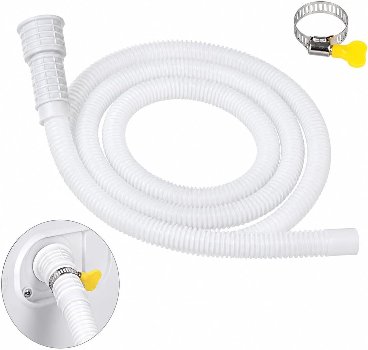 Iplusmile Flexibele afvoerslang voor airconditioner, accessoires voor waterafvoer, compatibel met airconditioning
