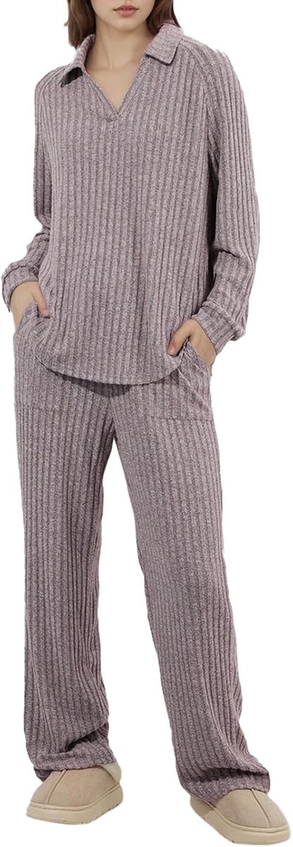 kledingsets voor dames, 2-delig trainingspak, volledige set, comfortabele outfits, loungewear, nachtkleding, homewear