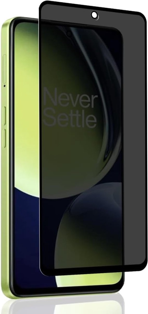 Privacy Displaybeschermfolie voor OnePlus Nord CE 3 Lite, volledige afdekking, krasbestendig, luchtbelvrij, anti-spionage displaybeschermfolie voor OnePlus Nord CE 3 Lite, gehard glas