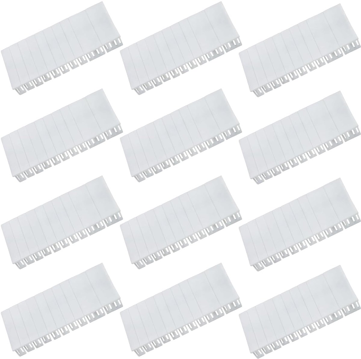 zekeringkast, 12 stuks zekeringkast afdekking, afdekking, zekeringkast, voor F-Tronic, Hensel, enz. Modulesleuven deelbaar en combineerbaar blinde afdekking voor stroomdoos