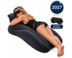 Luxe Sex Kussen – Positie Kussen voor Koppels – Seksspeeltje – Sex Meubel – Erotisch Sofa Kussen – Geschikt voor alle posities – Inclusief Blinddoek – Zwart