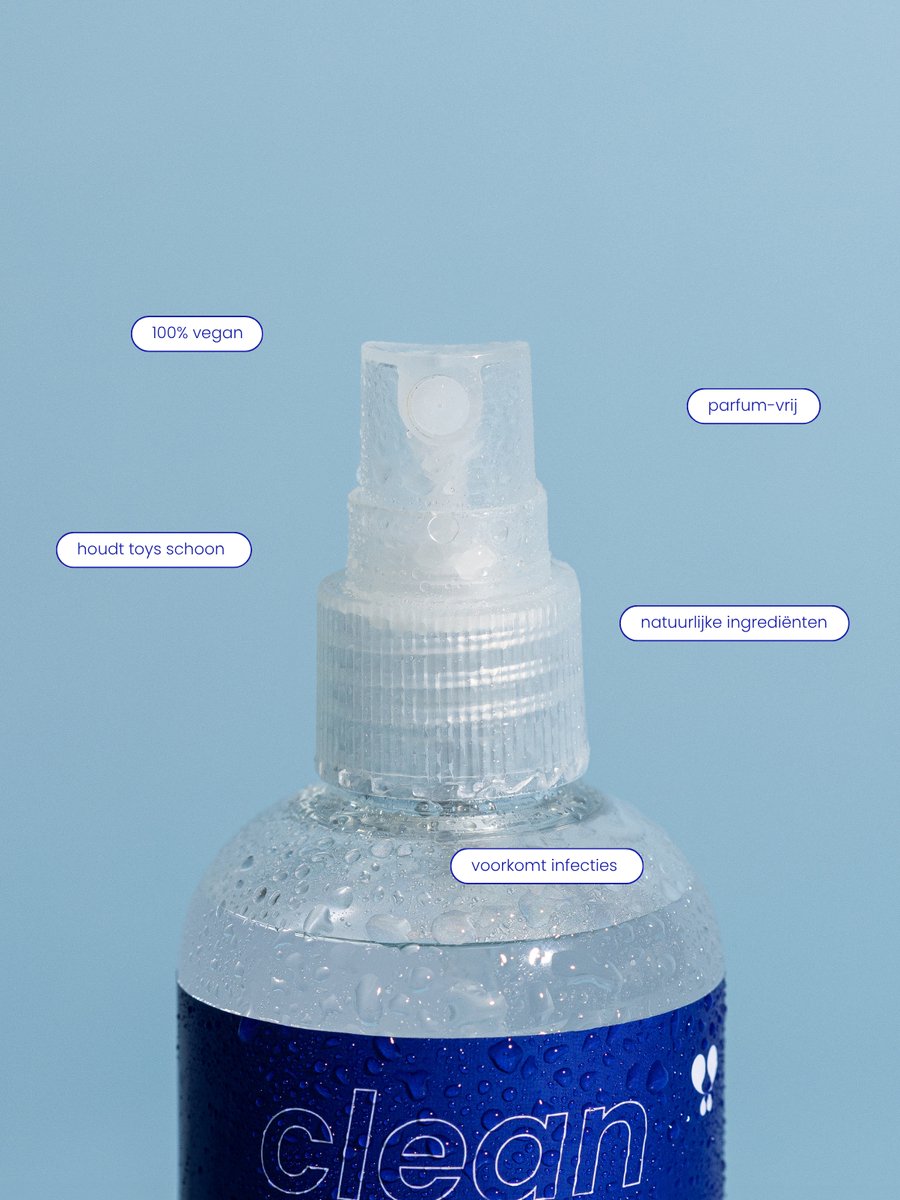 Fannie - Clean Natuurlijke Toycleaner - 100ml - Parfumvrij - 97% Natuurlijk