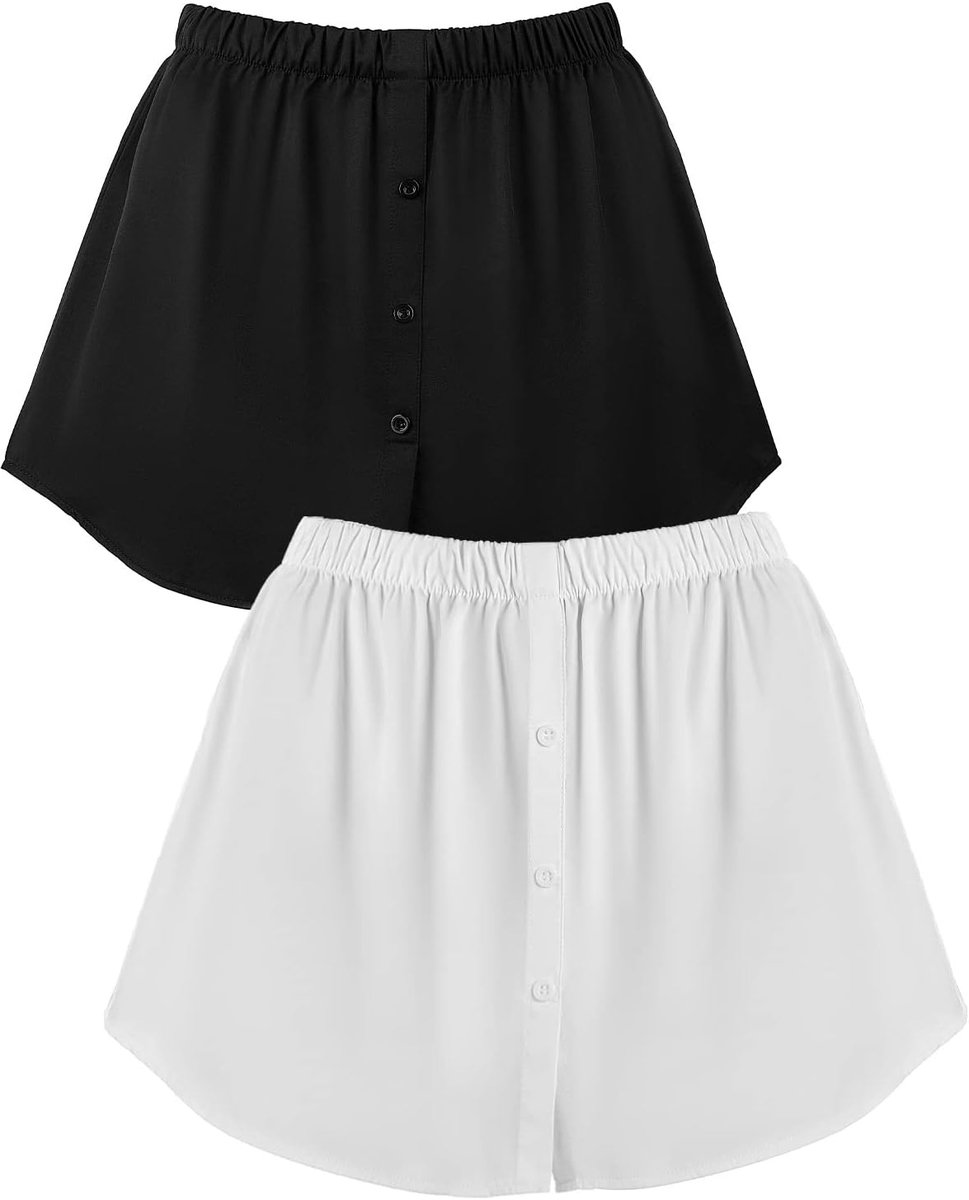 shirt verlengstuk dames blouse rok verlengstuk met knopen onderrok dames ondershirt blouse rok