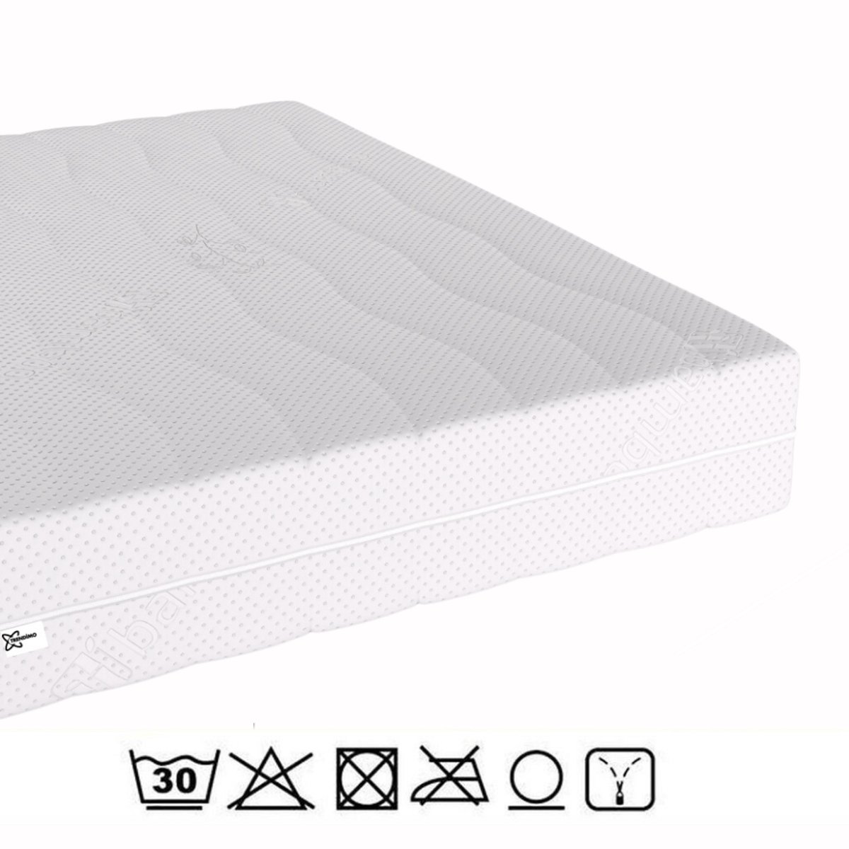 Topper Topmatras - 160x200 - Topper Matras Hybrid Koudschuim - Topdekmatras - 9cm - Orthopedisch - 4 Seizoens Topper Hotel XL - Anti Bacterieel