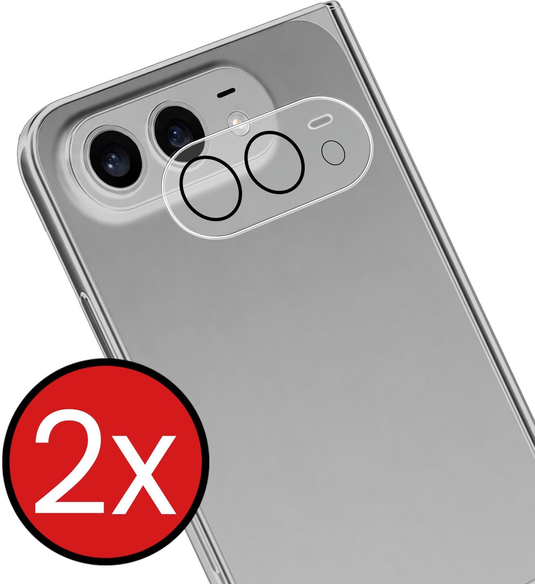 Camera Lens Protector - 2 Stuks - Geschikt voor Apple iPhone Duo - Camera Screenprotector - Beschermglas - Gehard Glas - Tempered Glass - Screen Protector