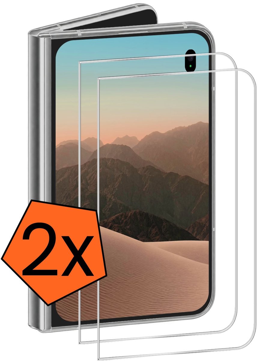 Screenprotector - 2 Stuks - Geschikt voor Apple iPhone Duo - Volledige Dekking - Gehard Glas - Beschermglas - Tempered Glass - Screen Protector