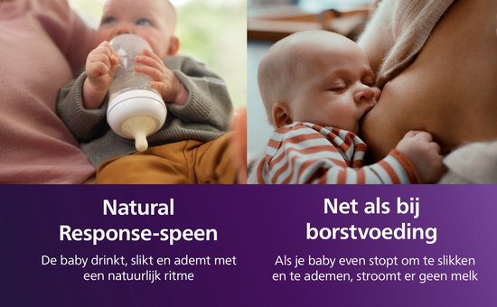 Philips Avent Natuurlijke Zuigreflex Flesspeen - Snelheid 1, 0M maanden, 2 stuks - SCY961/02 - Flesspenen van Philips — afbeelding 5