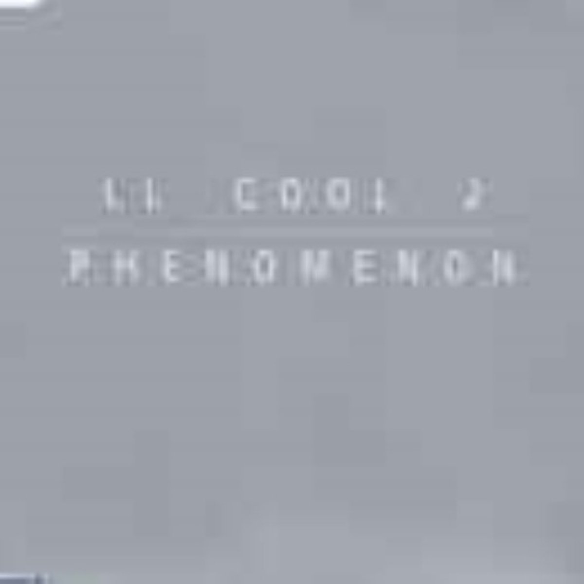 Phenomenon - 4 Track Cd Maxi Single