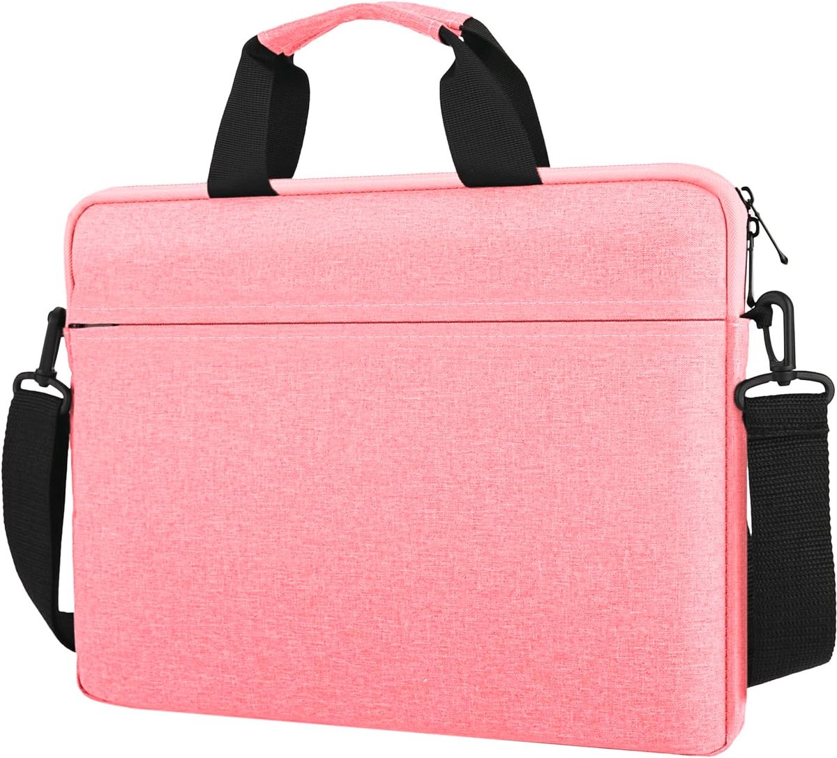 Laptophoes 15 15,6 16 Inch Compatibel met 15/16 MacBook Air Pro M3 M2 M1 2023-2016 15,6" Chromebook Notebook, Beschermende Waterdichte Gewatteerde Sleeve Case, Roze