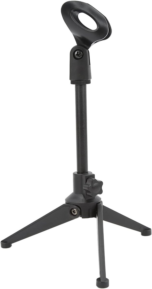 Desktop-statief Mini-tafel Verstelbare Microfoonstandaard Houder voor Microfoonclip Mini Draagbare Tafelstandaard Verstelbare Microfoonstandaard Microfooncliphouder