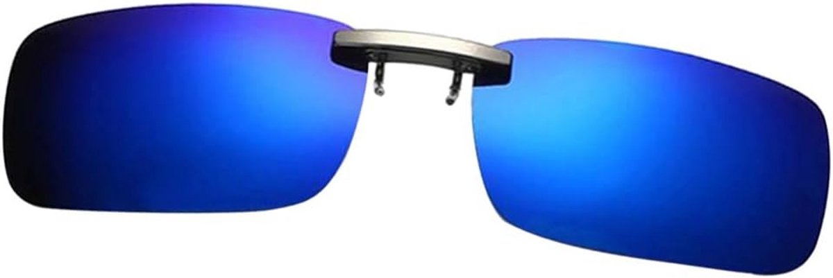 zalati Gepolariseerde zonnebril clip Clipon Lense Night Driving Anti Glare Deep Blue, Transparant