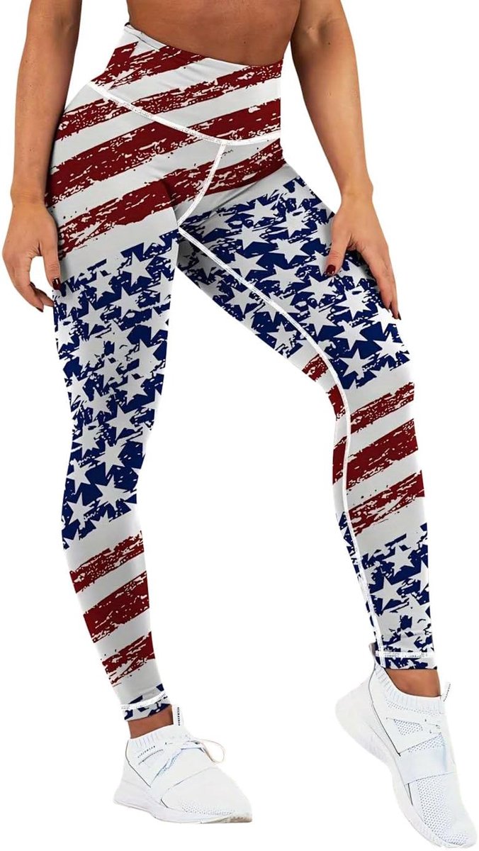 One Clothing Dameslegging voor sport, fitness, outdoor en loungewear, super elastisch, met hoge, comfortabele en kreukvrije tailleband