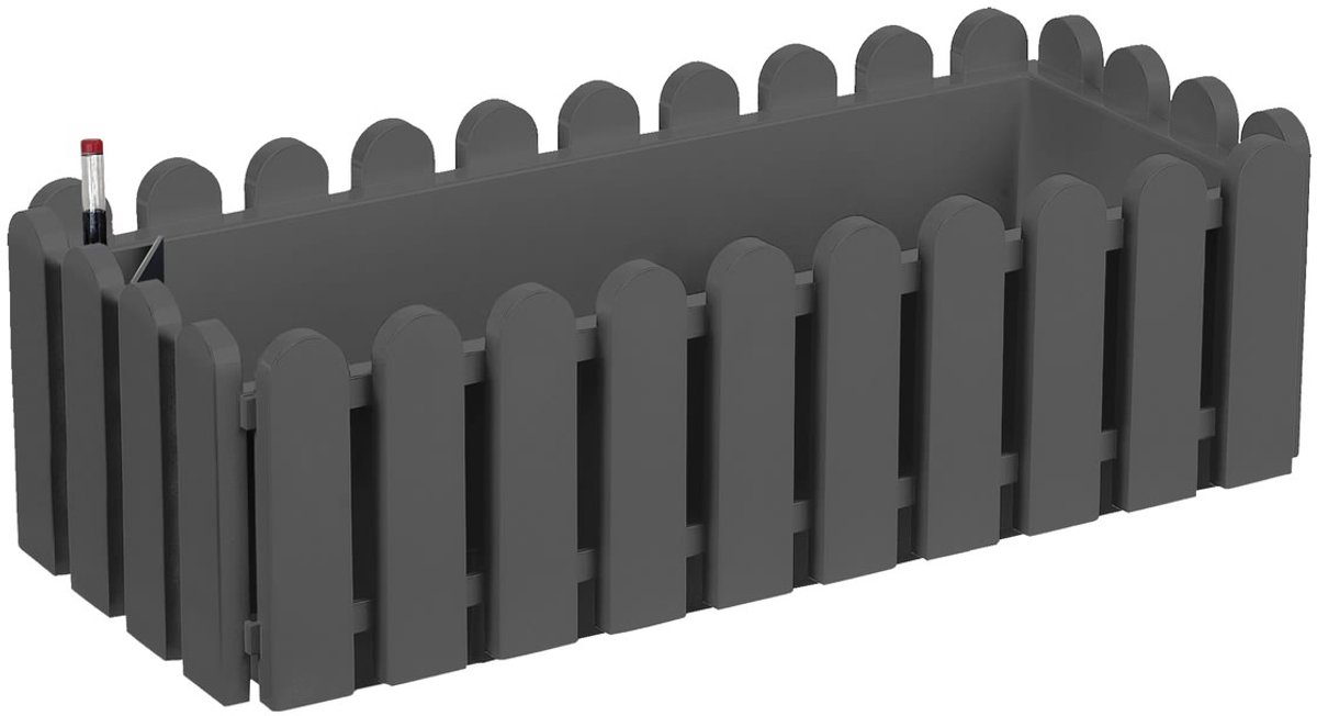 PoeTIC - Jardinière Landhaus 50 graniet met waterreserve - 46,6x19,8x15,8 cm - 8L