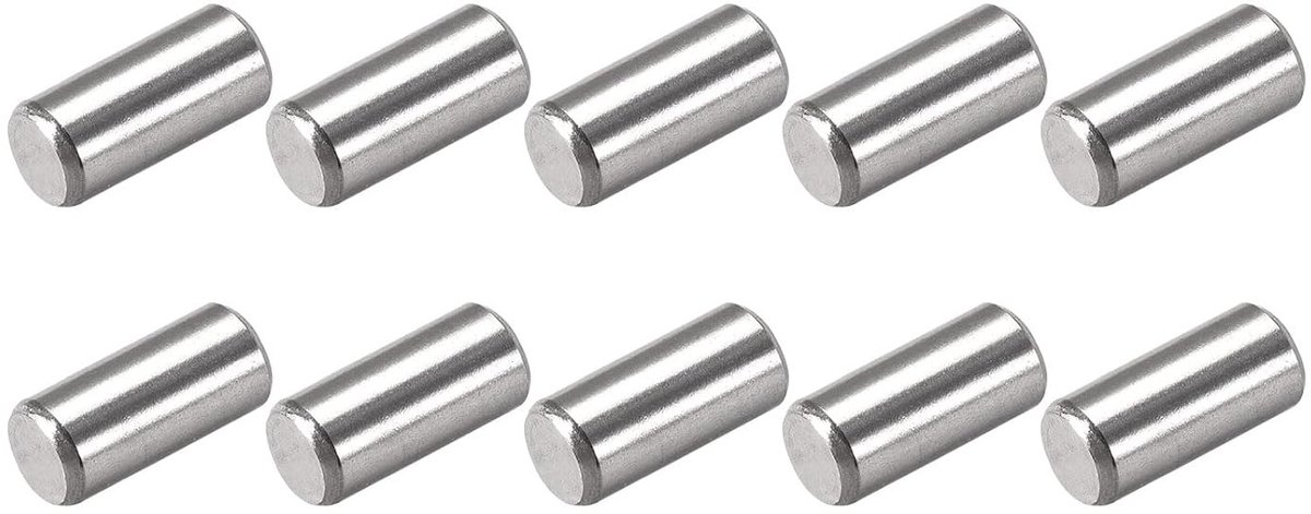 Dowel Pins 4 x 14 mm - 30 Stuks van RVS voor Planksteunen, Meubelinstallatie en DIY Projecten