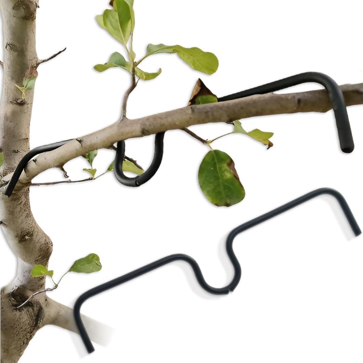 ledemaatspreider 11,8 inch, 20 stuks nieuwe fruittakverspreider met plastic slang omwikkeld ijzerdraad, taktrekker gereedschap voor het openen van boomhoeken boomledematen