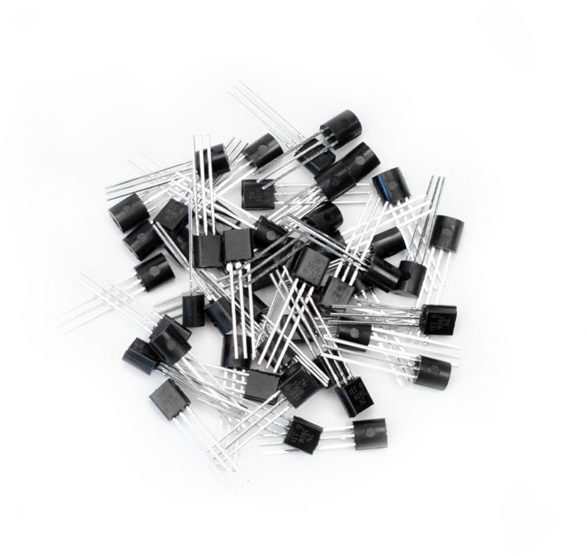 50 Pcs BJT Power Transistors Waarden 2N3906 PNP Power General Purpose Transistors