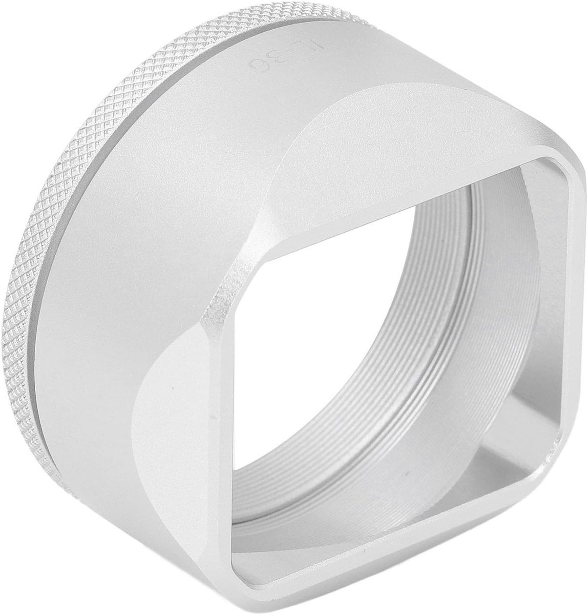 Vierkante Lenskap voor X100VI en X100V Camera, Aluminium Legering, Matte Afwerking, Blokkeert Overmatig Zonlicht en Voorkomt Schade, Vermijdt Lichtverstrooiing en Reflecties, Ideaal voor Fotografie en Videografie
