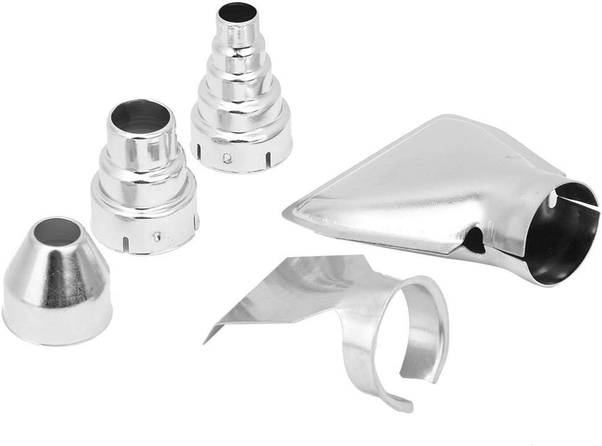 5st heteluchtpistoolmondstukken Roestvrij Stee Heat Blower Tip Accessoires