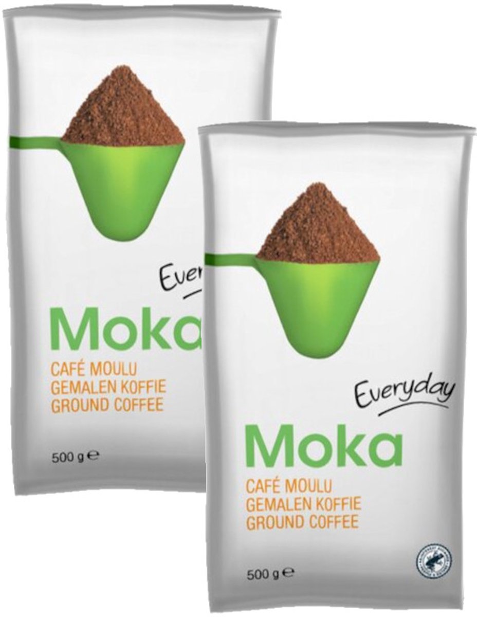Moka Everyday - Multipack - Gemalen Koffie - 1000g (2x500g)