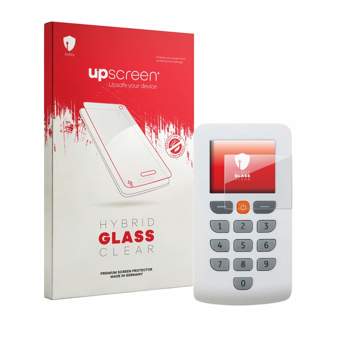 upscreen - Screenprotector voor ING photoTan-Generator - Folie Beschermfolie Beschermglas transparant