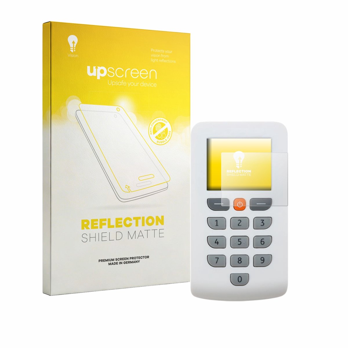 upscreen - Screenprotector voor ING photoTan-Generator - Folie Beschermfolie anti glare matte