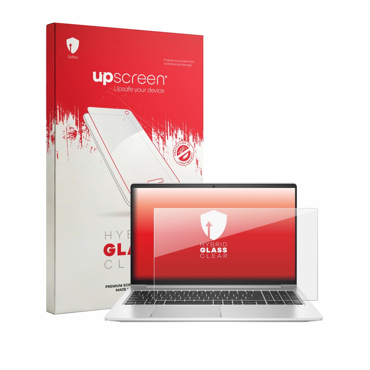 upscreen - Screenprotector voor HP ProBook 455 G8 - Folie Beschermfolie Beschermglas transparant