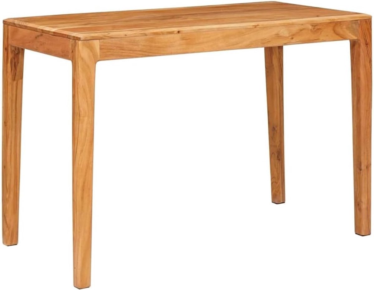 Eettafel bruin 110 x 55 x 76 cm massief hout acacia