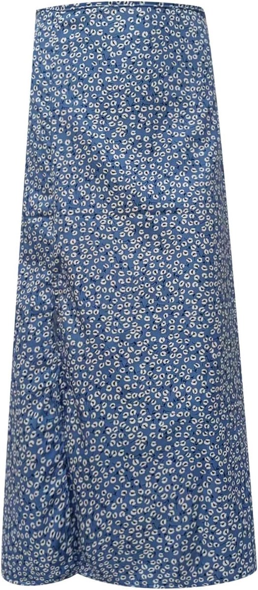 Damesrok, hoge taille, elegant, bohemian, geplooid, midi, lang, zomer, casual, chic, kantoor, vintage, mode, potlood, vloeiend, A116