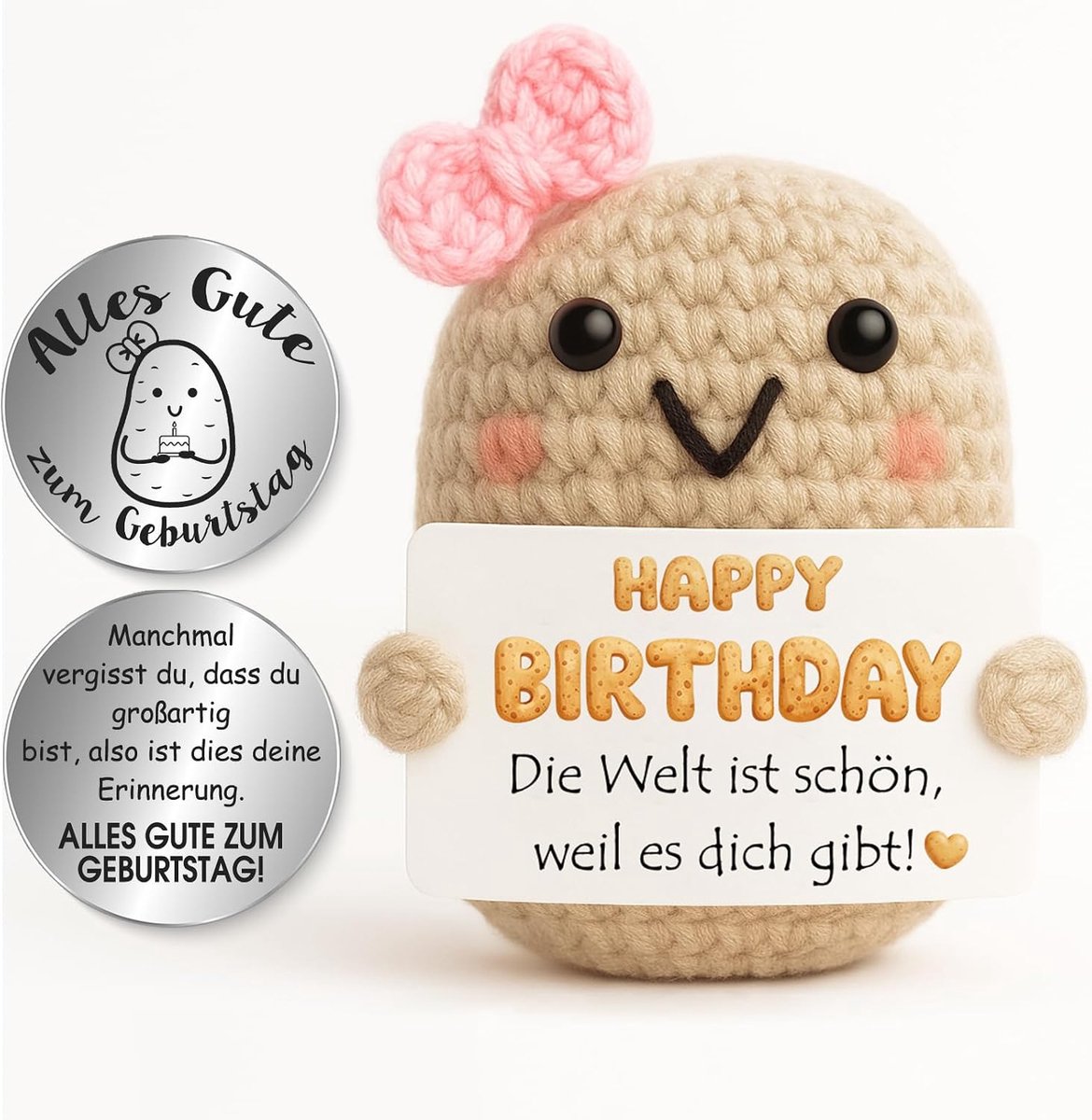 Pocket Hug Aardappel, Woondecoratie (Verjaardag) - Duitse Versie