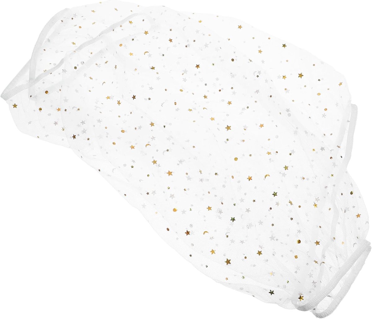 Beschermhoes voor vogelkooien rokje voor vogelkooien hoes parkietenkooi netto parkieten kooi grote kooi vogelkooi net deksel papegaai kooi net Covers for Bird Baars polyester wit