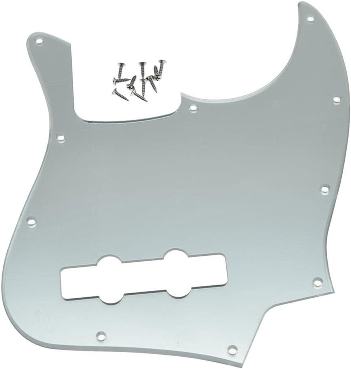 Jazz Bass J Bass Slagplaat voor USA/Mexicaanse 4 String FD Jazz Bass Zilver Spiegel 1 Ply