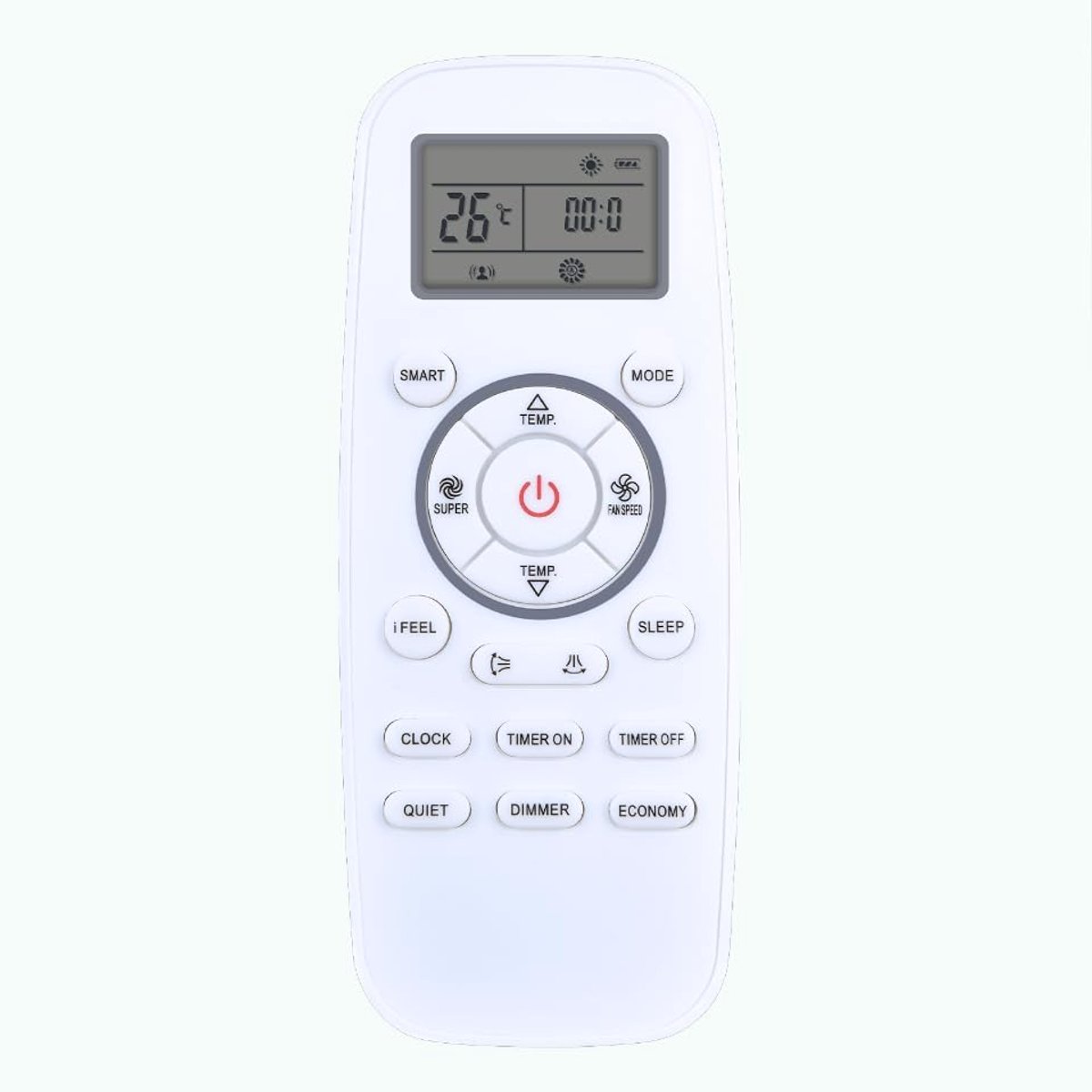 Afstandsbediening compatibel met Hisense airconditioning DG11L1-03 DG11L1-04 DG11L1-12 DG11L1-01 en meer