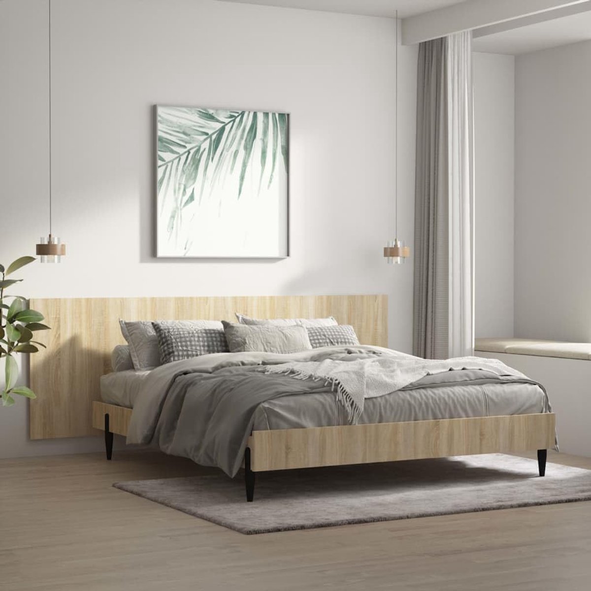 Hoofdeinde 240 x 1,5 x 80 cm, houtmateriaal, hoofdeinde voor slaapkamer, slaapkamer, hotels
