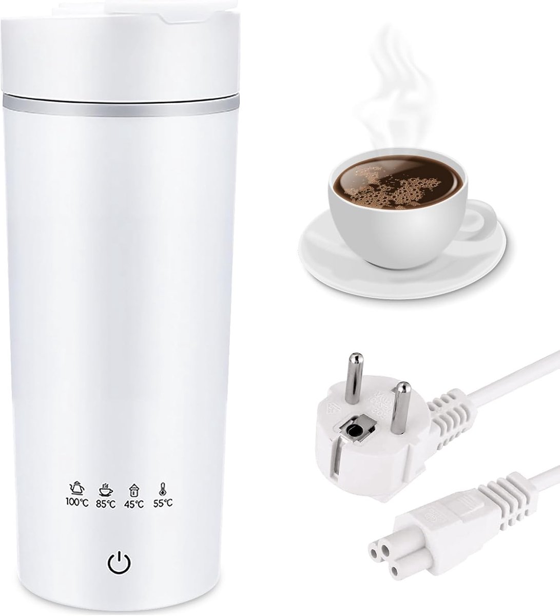 Draagbare waterkoker, reiswaterkoker, klein, 400 ml mini-elektrische waterkoker, draagbare elektrische waterkoker, reiswaterkoker, mini 220 V/300 W, kleine elektrische waterkoker
