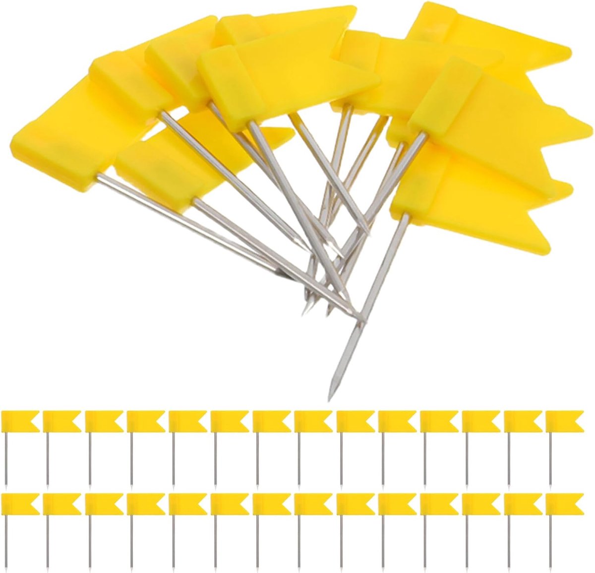 100 Stuks Kleurrijke Vlag Kaart Markeerpins Decoratieve Push Pins met Metalen Punten voor Prikborden voor Thuis Kantoor School Wereldkaartlocaties Markeren