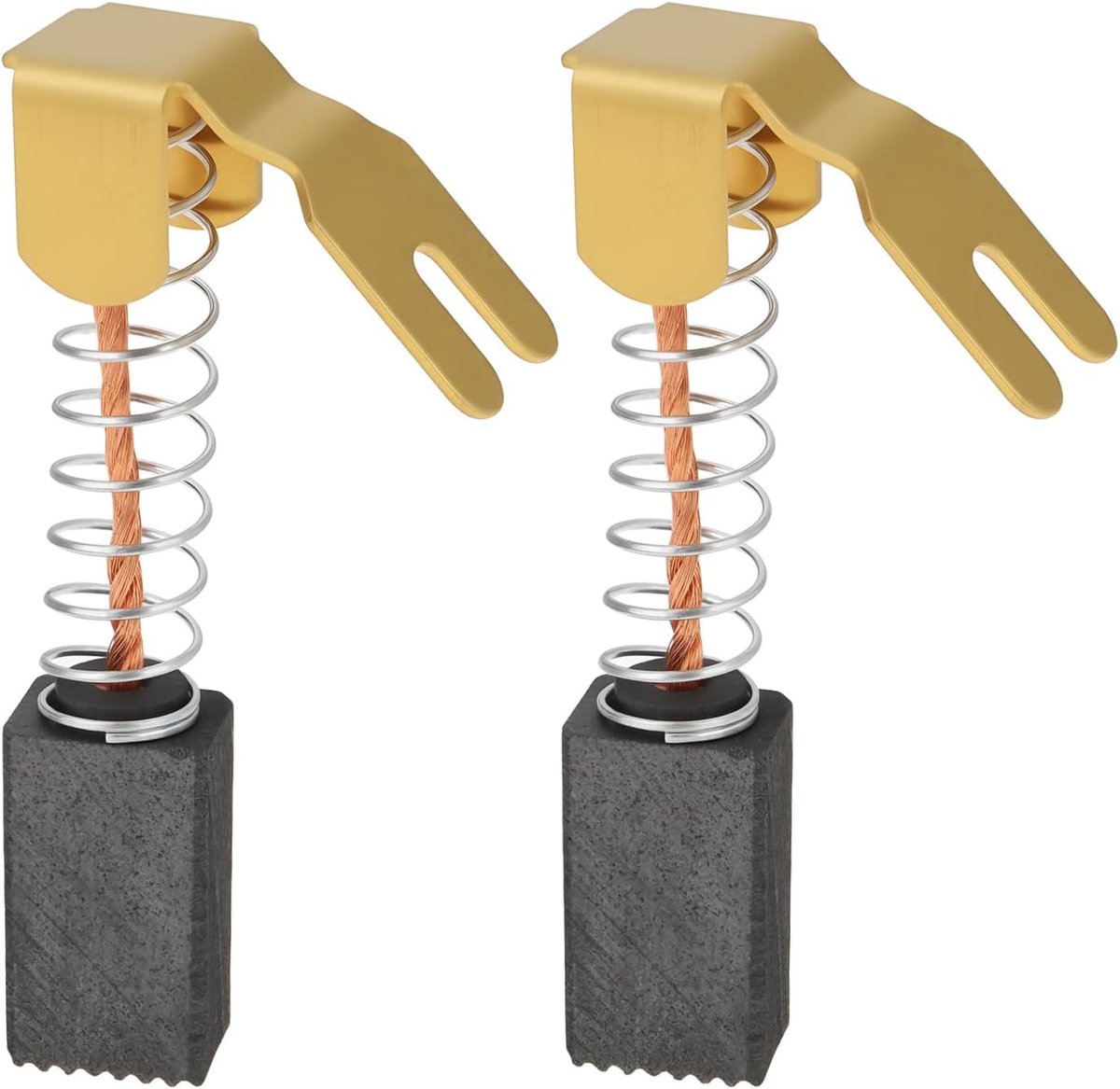 2 stks Impact Drills Vervangen Koolborstels 15x8x6.3mm Compatibel met Metabo SBE 600/2 620/2 650/2S R+L