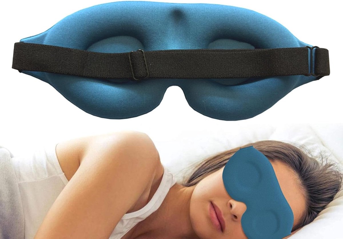 Oogmasker,Lichtblokkerend slaapmasker Ergonomisch,