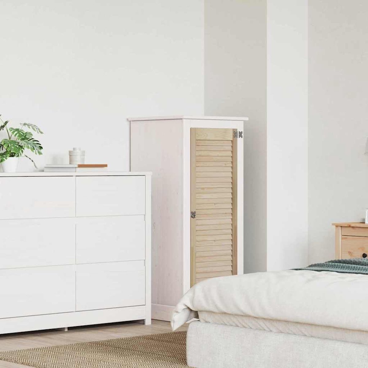 Massief grenen 110 x 39,5 cm, meubeldeur voor slaapkamer en woonkamer, meubelbouw vervangende voorkant, minimalistisch design